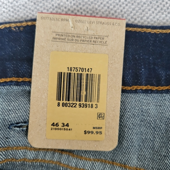 Levi's 541 Athletic Tapper Big and Tall Blue Jeans Size 46 NWT - Picture 11 of 12